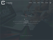 Tablet Screenshot of codextro.com